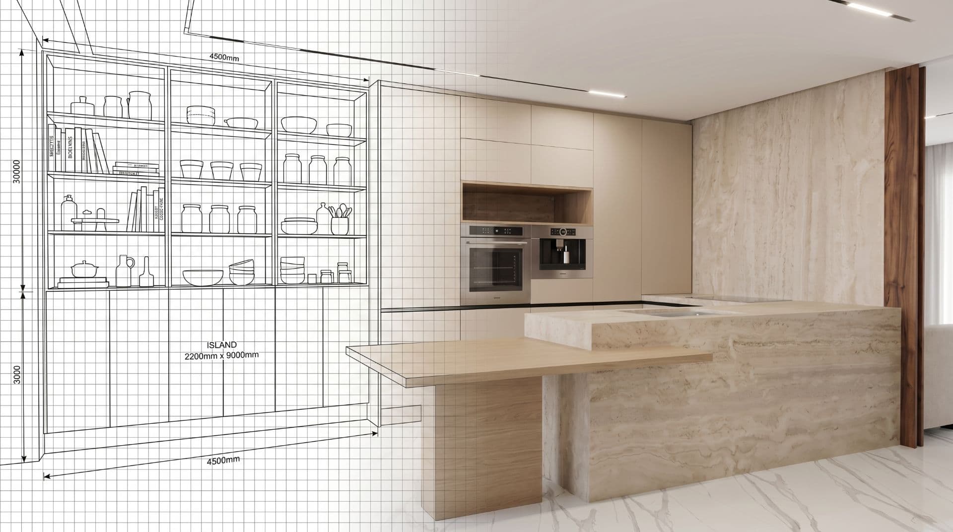 Plan cuisine sur mesure Tanger
